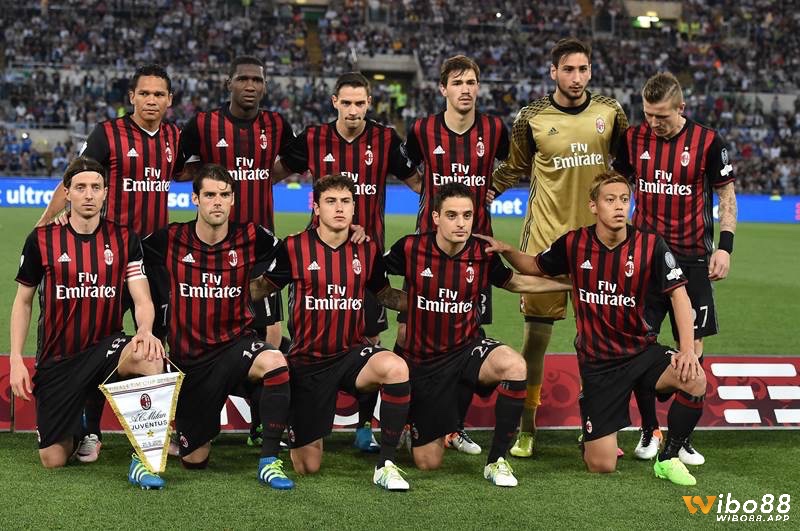 Câu lạc bộ AC Milan là một trong những đội bóng hàng đầu và được yêu thích nhất tại Ý hiện nay 